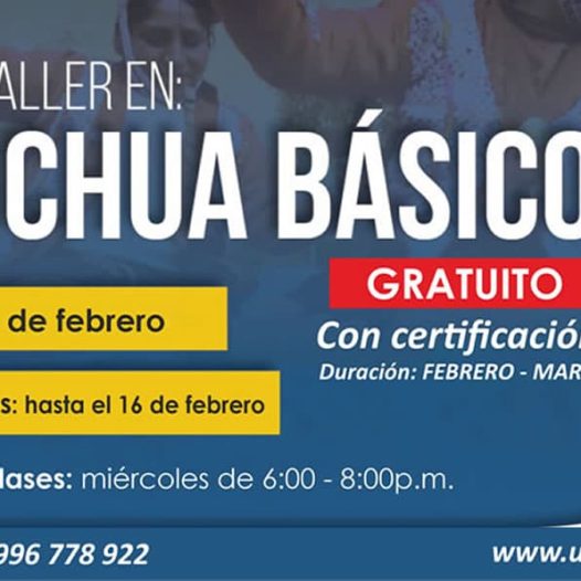 2021 – Curso Taller: Quechua Básico