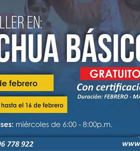 2021 – Curso Taller: Quechua Básico