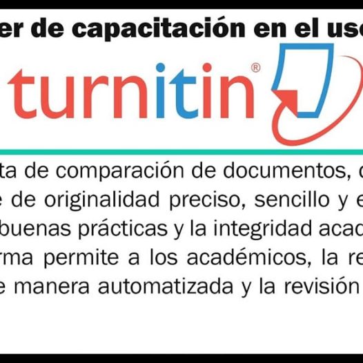 2021 – Muy pronto curso de uso y manejo de Software Anti-plagio TURNITIN