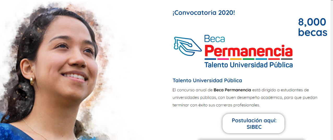 BECA PERMANENCIA: TALENTO UNIVERSIDAD PÚBLICA