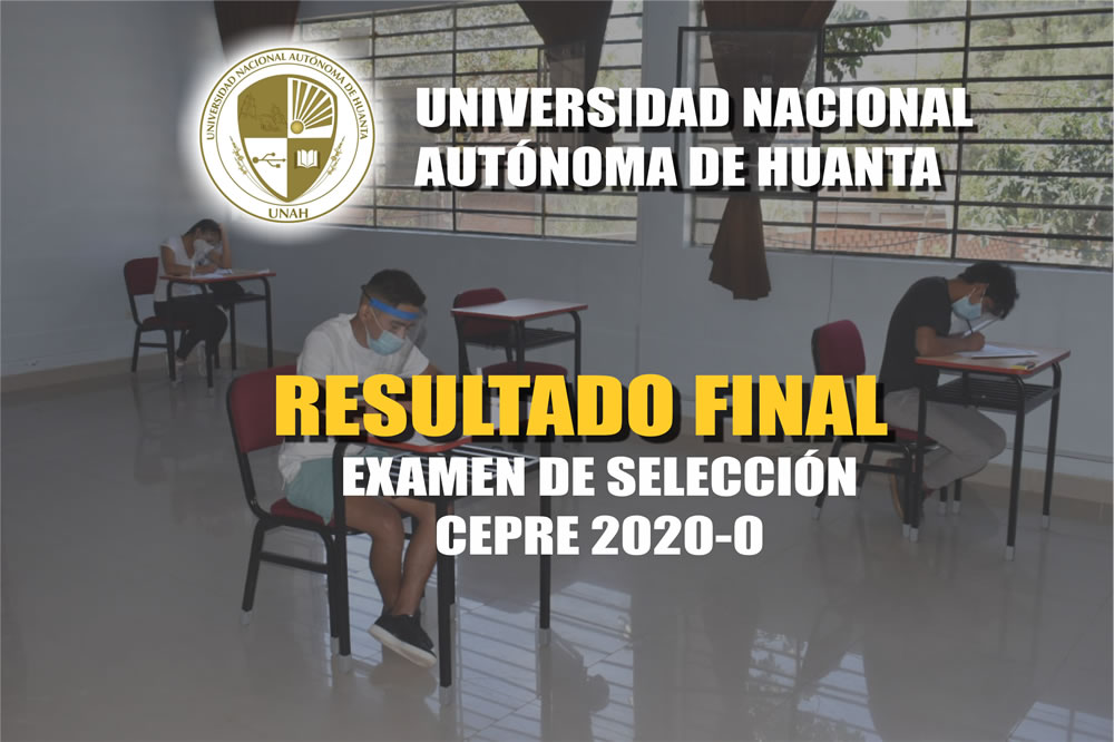 Resultado Final del Examen de Preselección CEPRE 2020-0