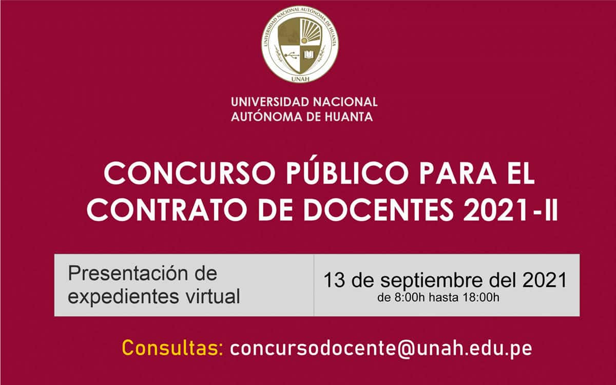 CONTRATO DE DOCENTES 2021-II (ANULADO)