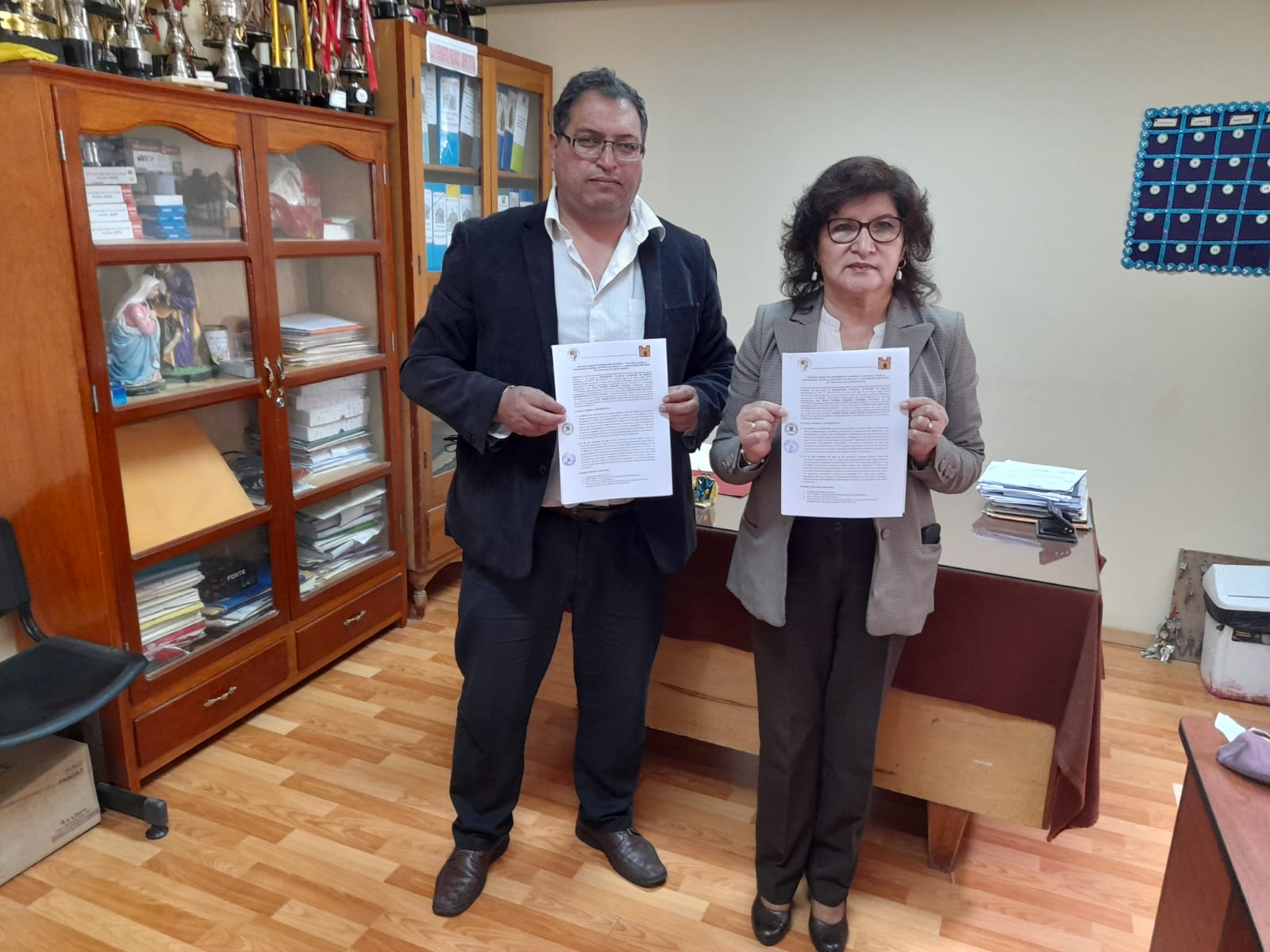 FIRMA DE CONVENIO CON COLEGIO SAN FRANCISCO DE ASIS