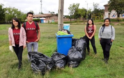 ESTUDIANTES REALIZAN PROYECCIÓN SOCIAL EN MAYNAY.￼