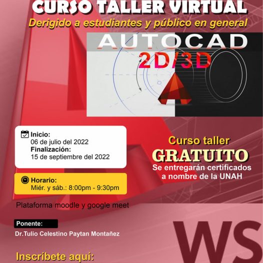 CURSO TALLER: AUTOCAD 2D Y 3D