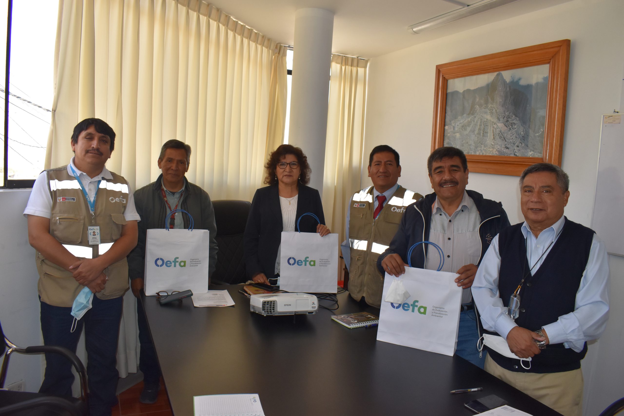 VISITA DEL ORGANISMO DE EVALUACIÓN Y FISCALIZACIÓN AMBIENTAL