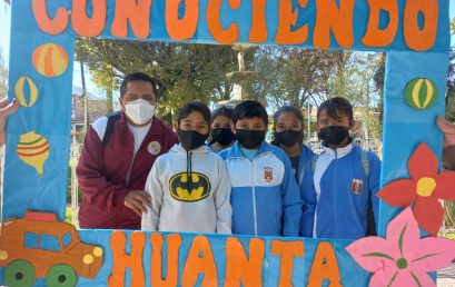 ESTUDIANTES DE TURISMO CONTINÚAN PROYECCIÓN SOCIAL“CONOCIENDO HUANTA”.