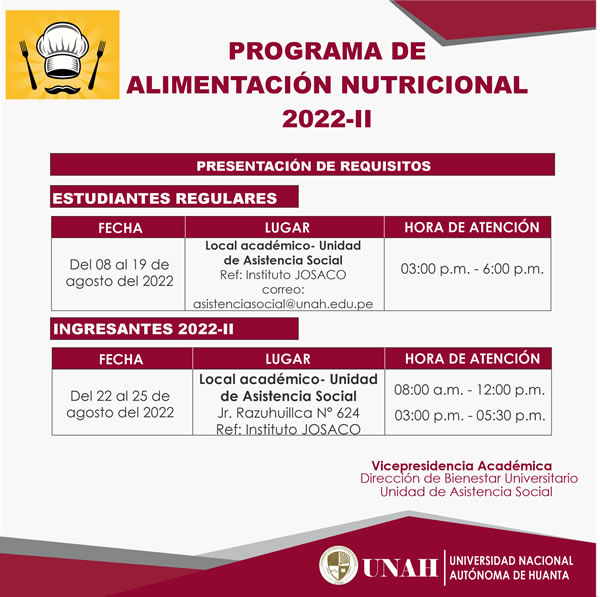 PROGRAMA DE ALIMENTACIÓN NUTRICIONAL