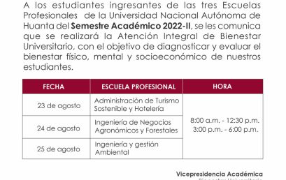 ATENCIÓN INTEGRAL DE BIENESTAR UNIVERSITARIO