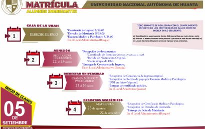 PROCESO DE MATRÍCULA DE ALUMNOS INGRESANTES 2022-II