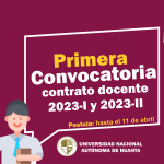 PRIMER CONCURSO PÚBLICO PARA EL CONTRATO DE DOCENTES 2023-I y 2023-II