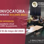 SEGUNDO CONCURSO PÚBLICO PARA EL CONTRATO DE DOCENTES 2023-I y 2023-II